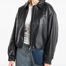 Куртка из искусственной кожи