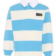 Полосатое поло с длинными рукавами Relz