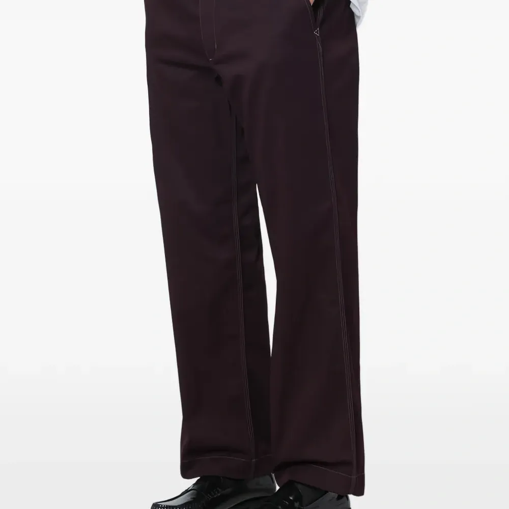 Брюки из хлопкового смешанного материала