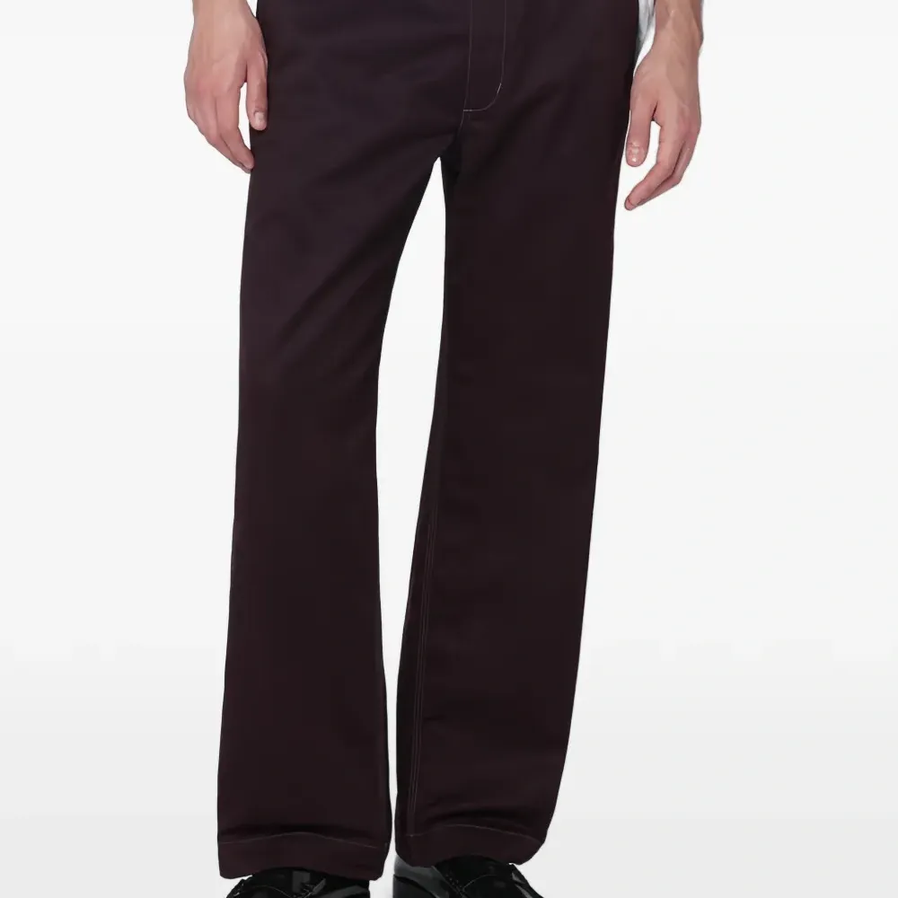 Брюки из хлопкового смешанного материала