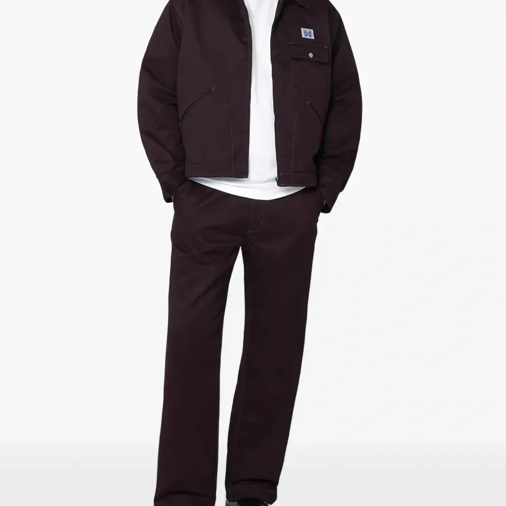 Брюки из хлопкового смешанного материала