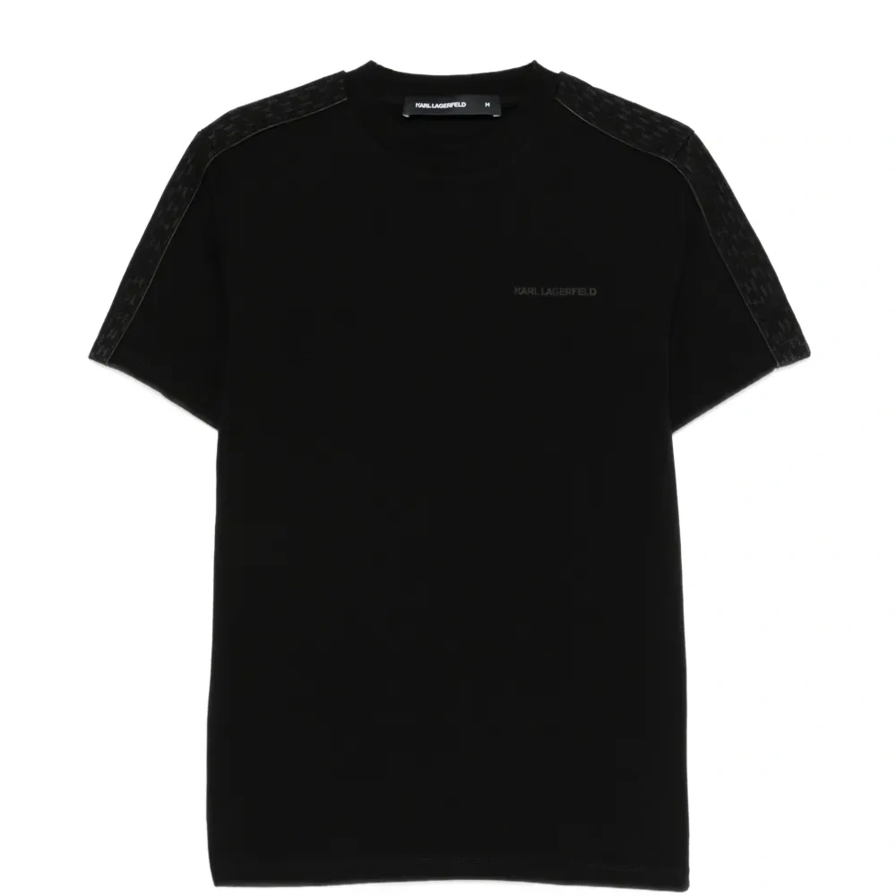 Футболка с круглым вырезом и короткими рукавами