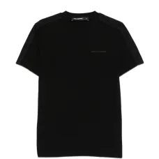 Футболка с круглым вырезом и короткими рукавами