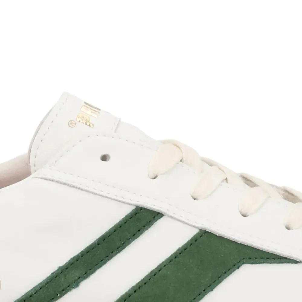 Кожаные кроссовки с вставками