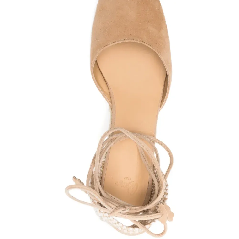 Эспадрильи CARINA с завязками на щиколотке