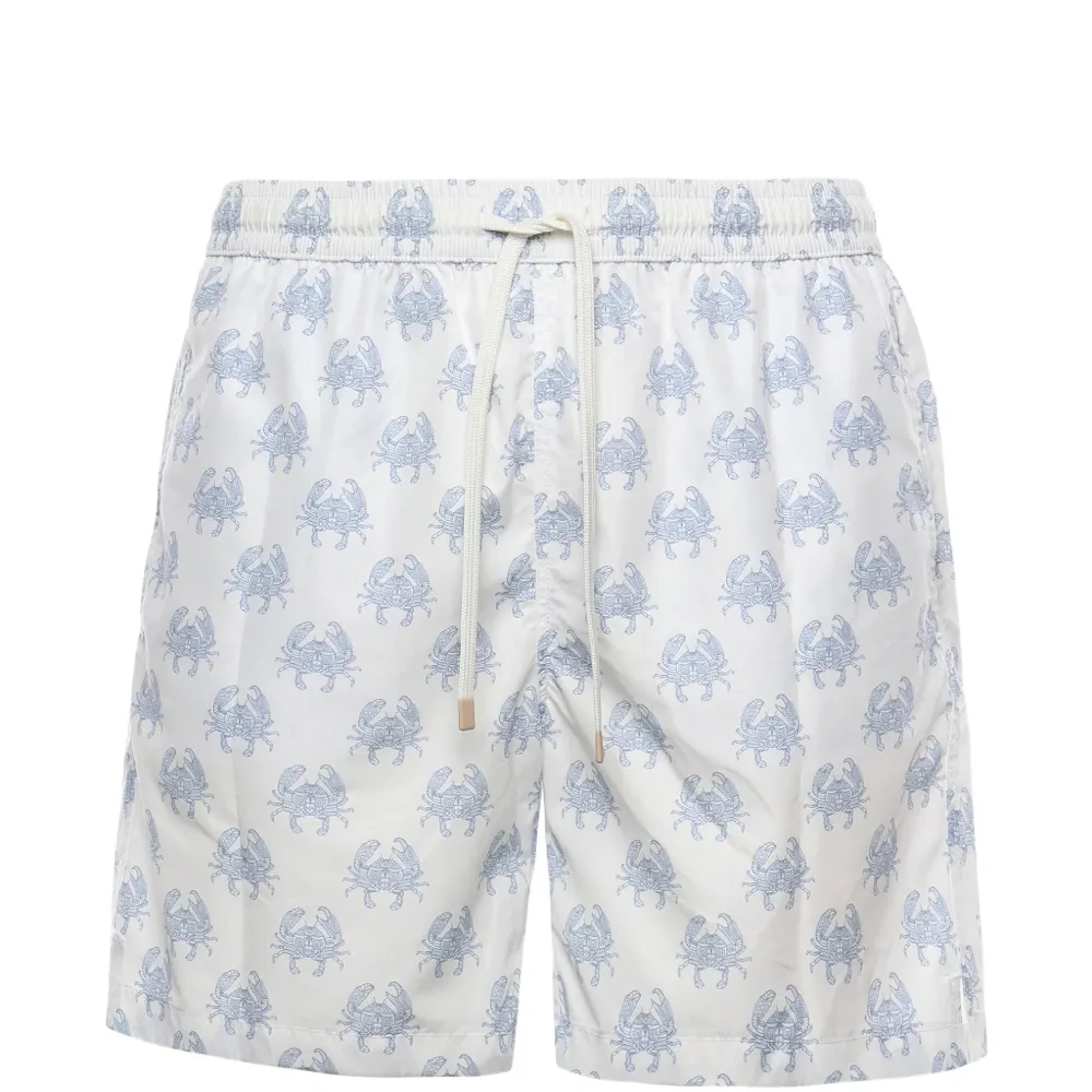 Плавки-шорты с принтом