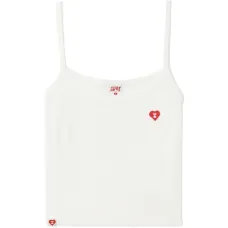 Ребристый топ с сердцем