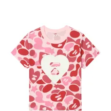 Футболка с сердечным узором