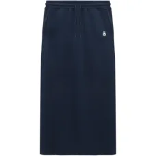 Юбка с кулиской и нашивками