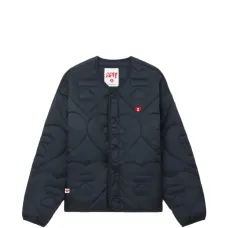 Стёганая куртка с сердечками