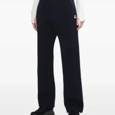 Брюки с нашивкой-логотипом