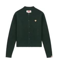 Кардиган на пуговицах с сердечным мотивом