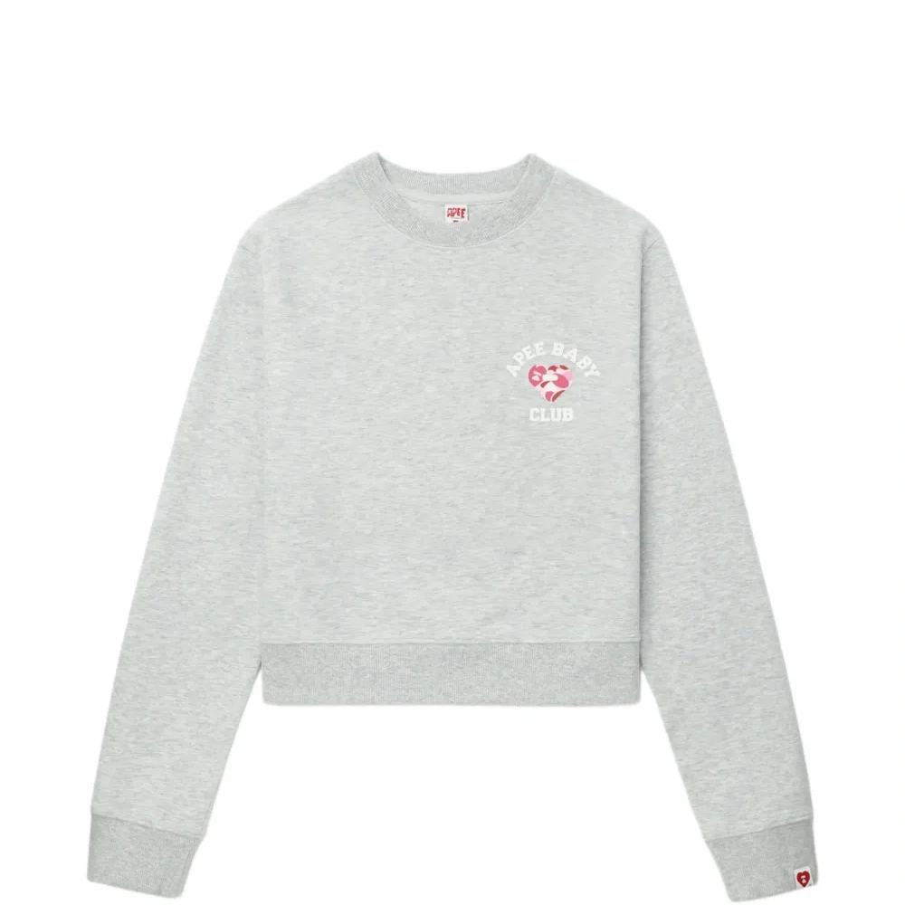 Свитер с круглым вырезом и логотипом