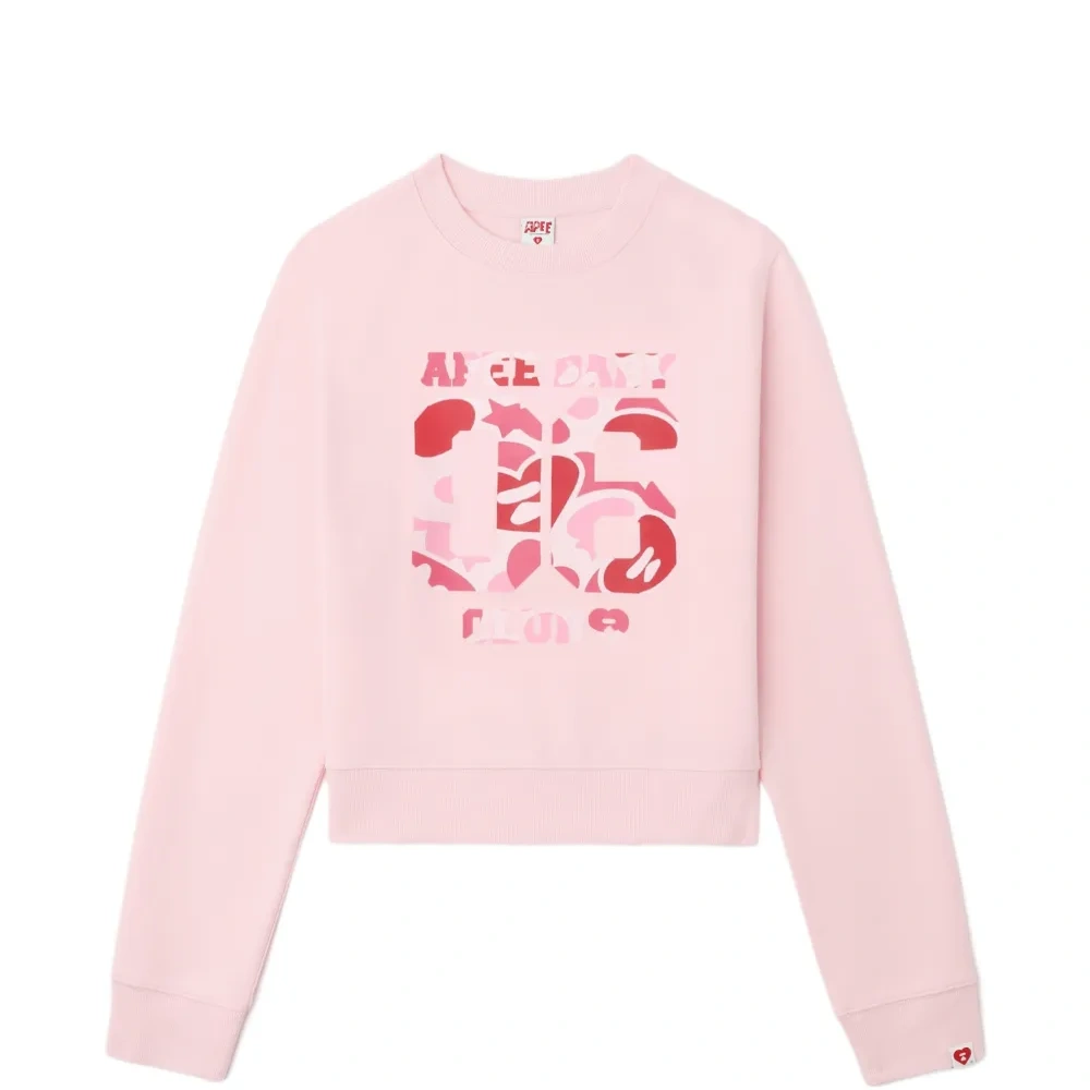 Свитер с круглым вырезом и камуфляжным принтом