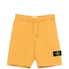 Шорты с нашивками и кулиской