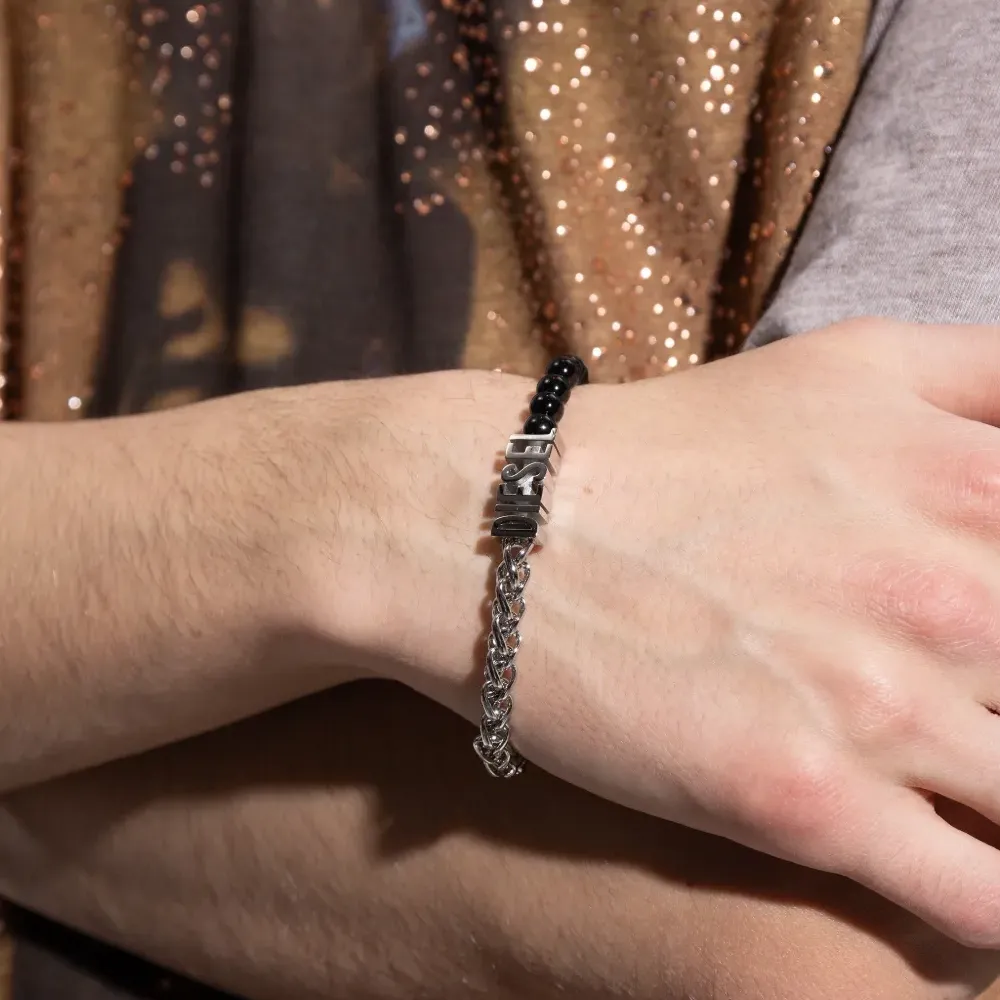 Браслет с шариковой цепочкой