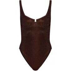 Слитный купальник с квадратным вырезом