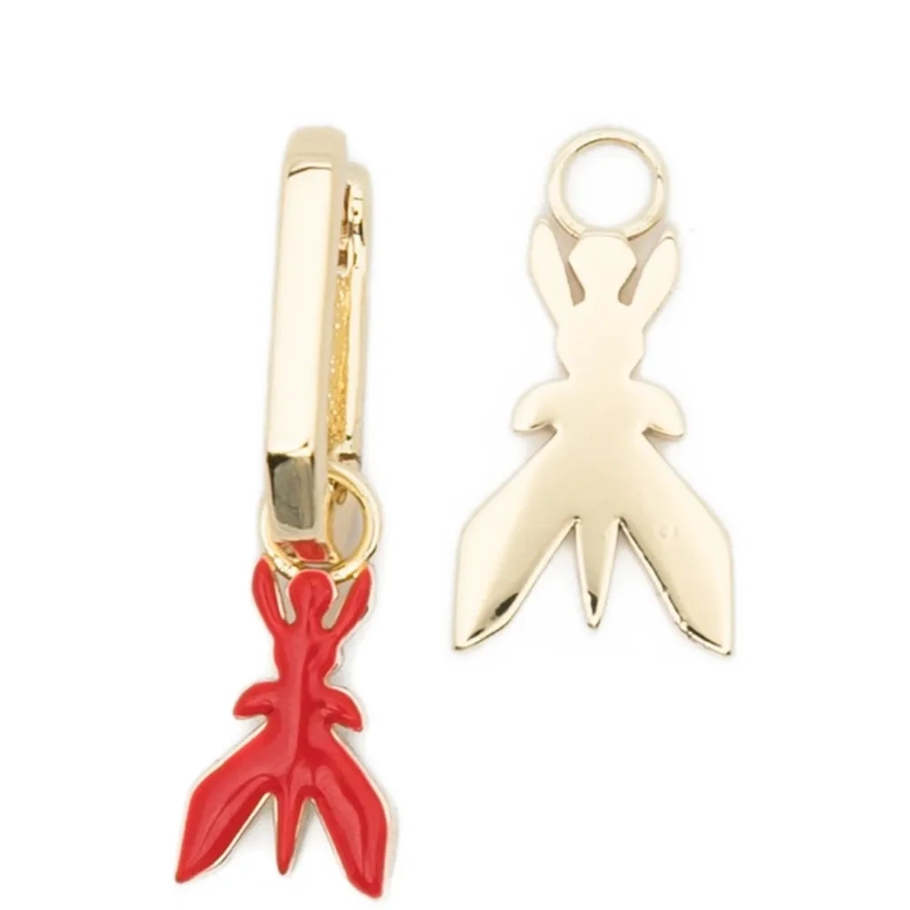 Серьги с логотипом Fly