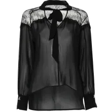 Блузка с кружевной отделкой Блузка с кружевной отделкой