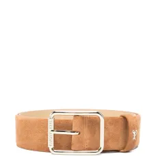 Замшевый ремень с пряжкой