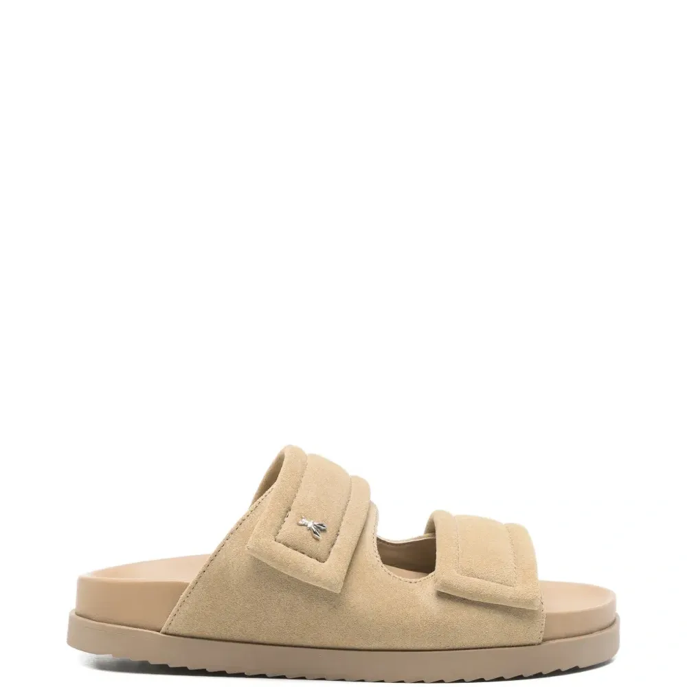 Замшевые сандалии с логотипом Замшевые сандалии с логотипом