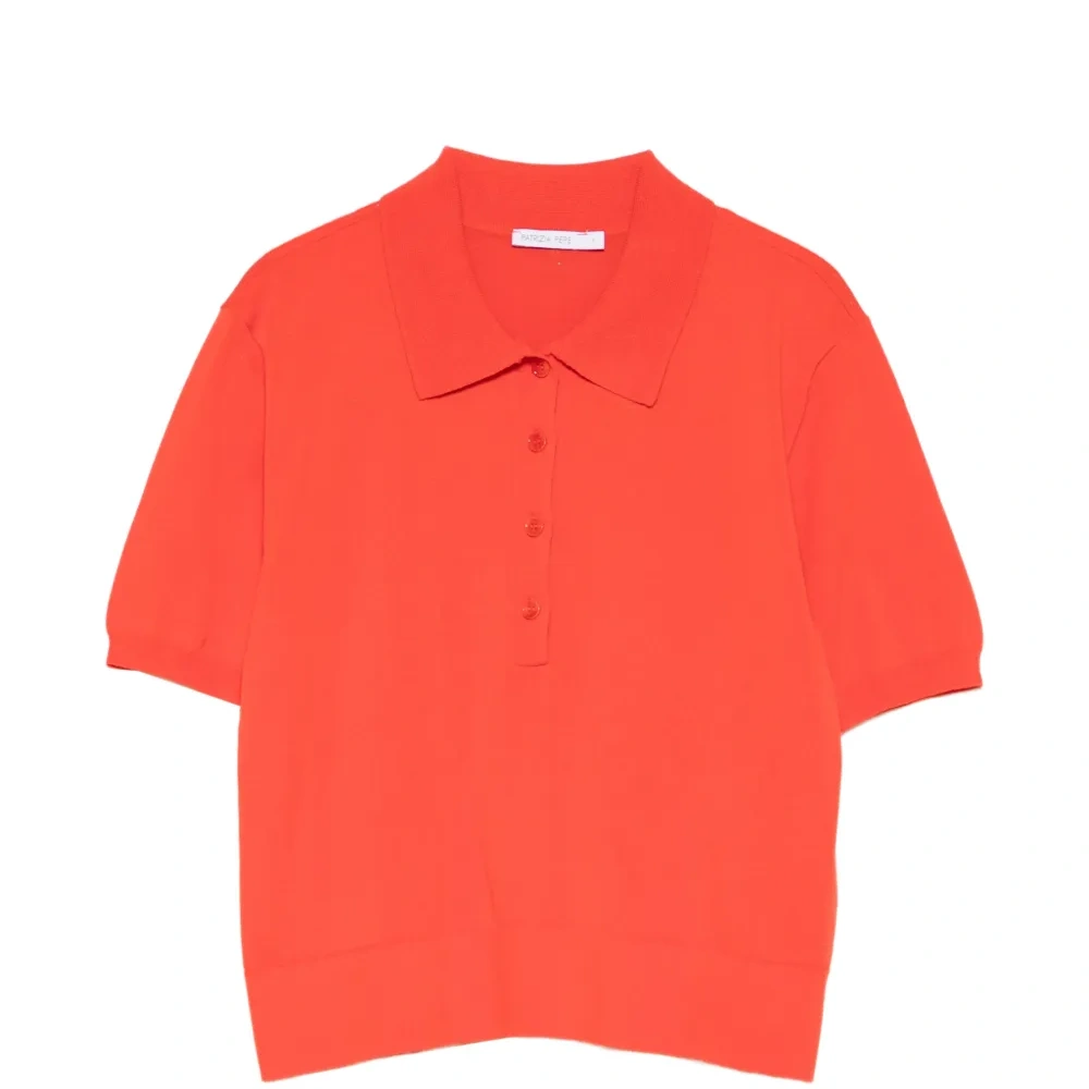 Поло на пуговицах