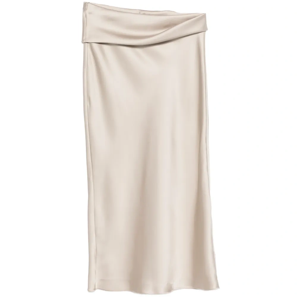 Драпированная миди-юбка