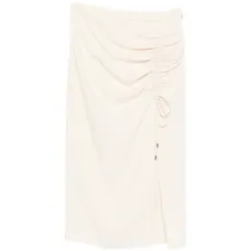 Миди-юбка с деталями на кулиске