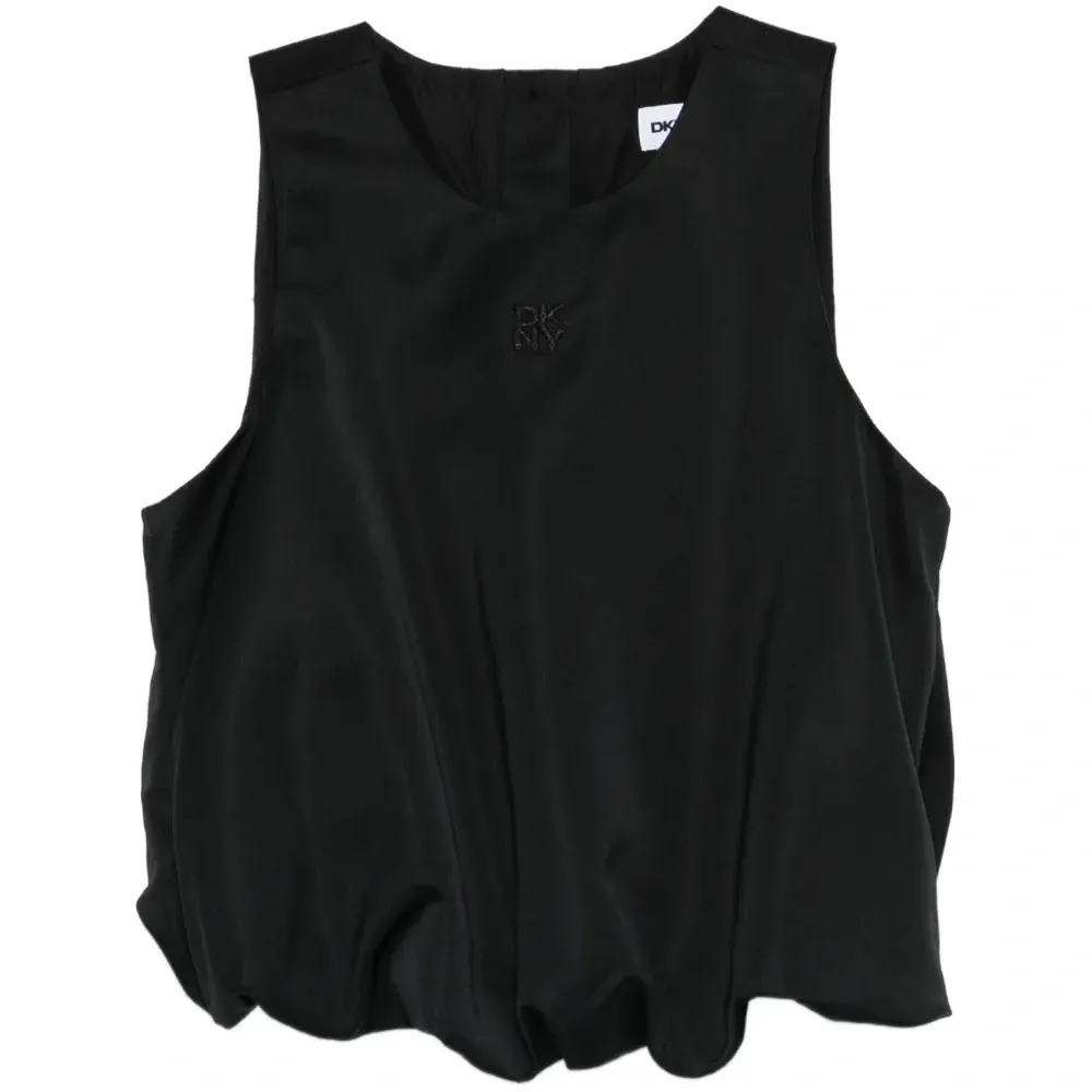 Майка-безрукавка с пузырчатым эффектом