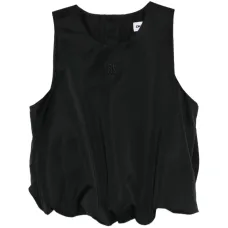 Майка-безрукавка с пузырчатым эффектом