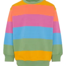 Полосатый свитшот с круглым вырезом