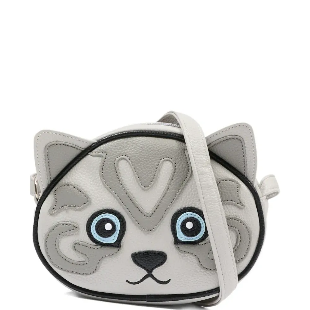 Сумка через плечо с аппликацией в виде кота Сумка через плечо с аппликацией в виде кота