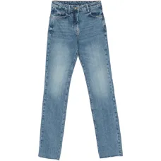 Джинсы с низкой посадкой и узким кроем