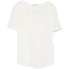 Асимметричный топ с короткими рукавами