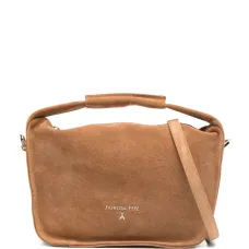 Маленькая замшевая сумка-тоут