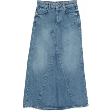 Джинсовая юбка макси