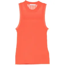 Майка без рукавов с круглым вырезом