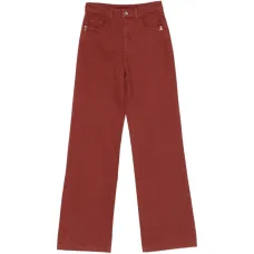 Прямые джинсы с завышенной талией