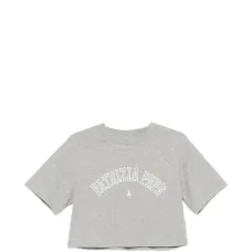 Укороченная футболка с логотипом