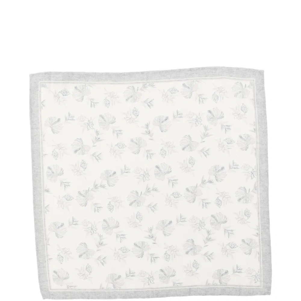 Платок с цветочным принтом