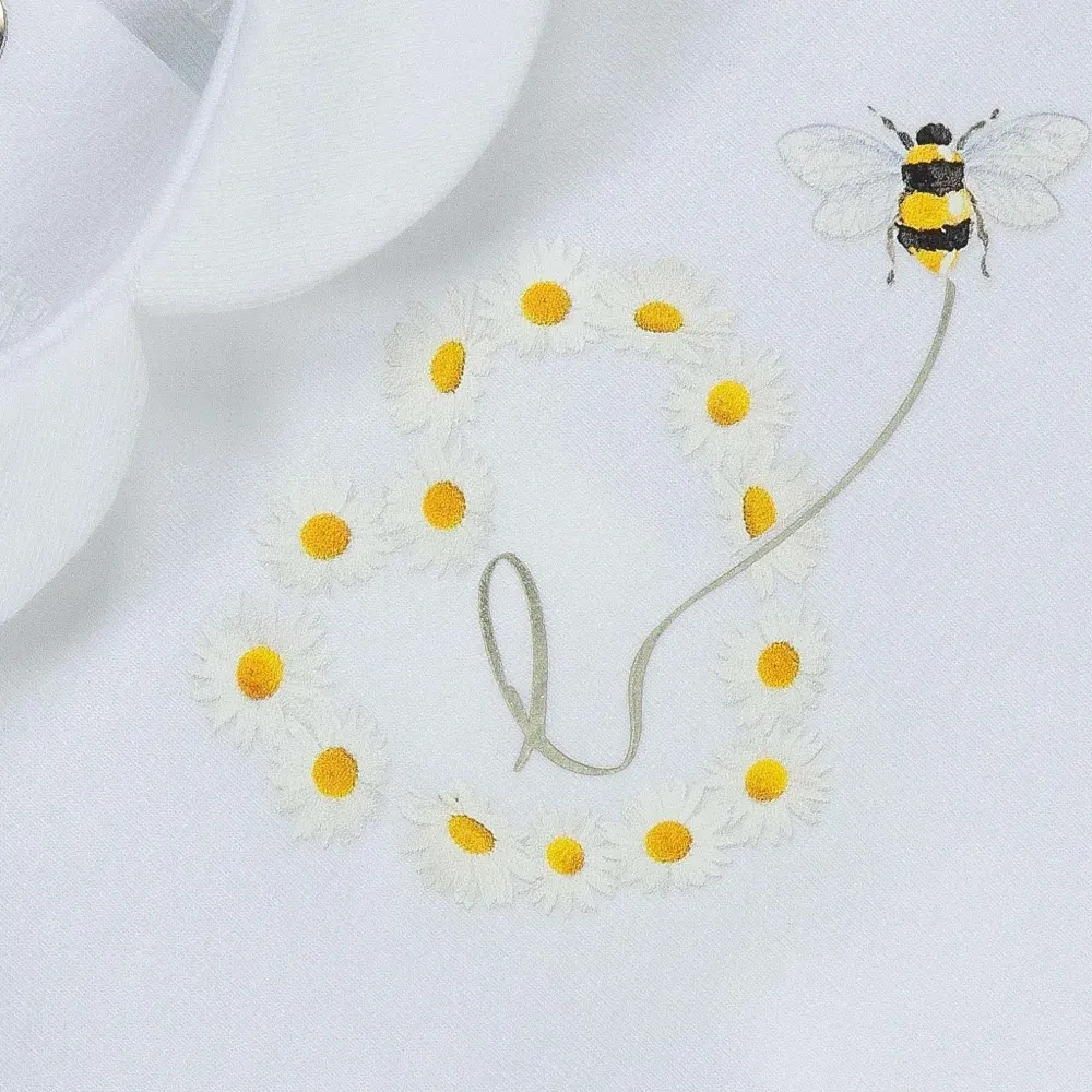 Боди с цветочным принтом