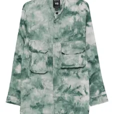 Рубашка с карманом и принтом тай-дай Рубашка с карманом и принтом тай-дай