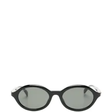 Солнцезащитные очки овальной формы с логотипом