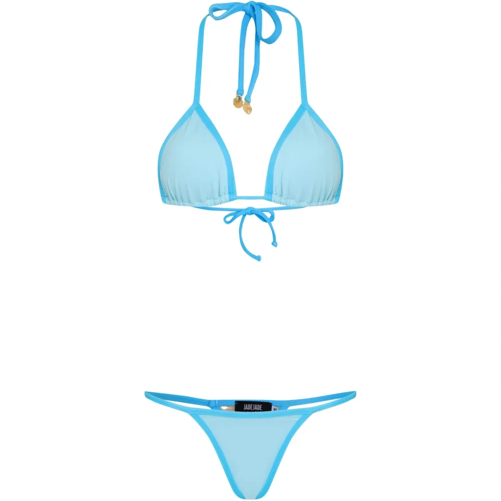 Бикини с отделкой в виде треугольников