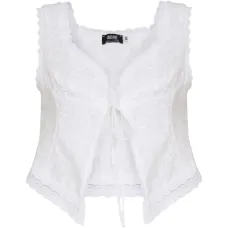 Топ с кружевом и завязками X Jade Picon