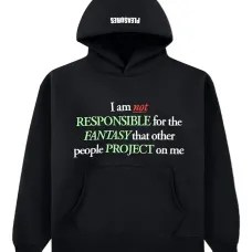 Худи с принтом в виде надписи