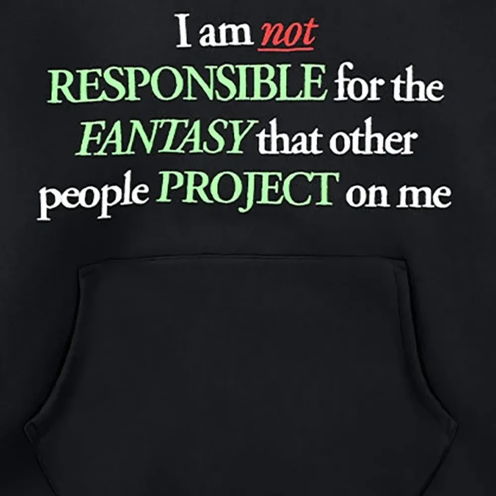 Худи с принтом в виде надписи