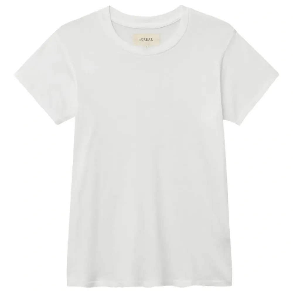 Приталенная футболка с короткими рукавами