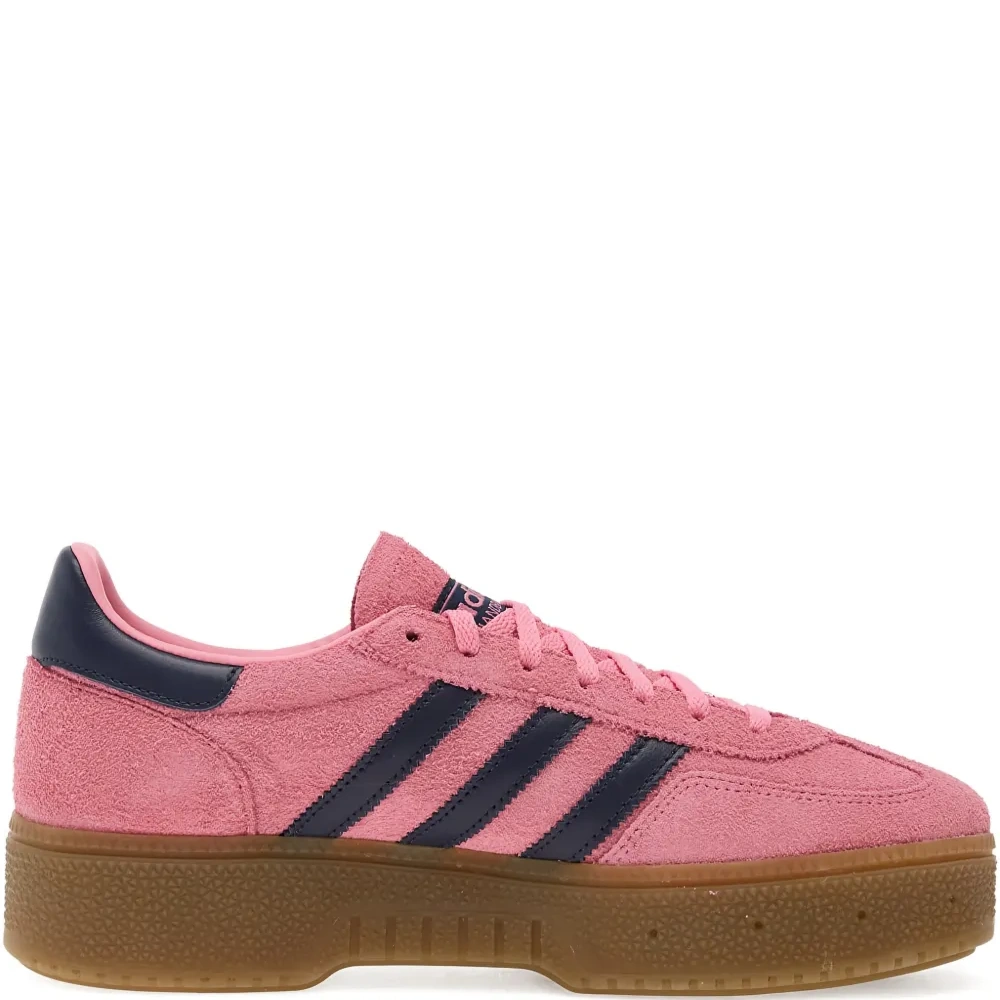 Кроссовки Handball Spezial Bold с тремя полосками и приподнятой подошвой