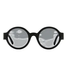 Круглые солнцезащитные очки с логотипом